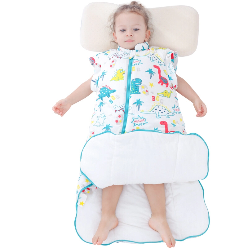 New Design Baby Clothes 100% Cotton Winter Wear Printing with Zipper Baby Sleeping Bag